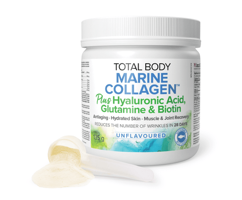 Total Body Marine Collagen Plus Hyaluronic Acid, Glutamine, & Biotin, Unflavoured, Total Body Collagen|v|image|2629
