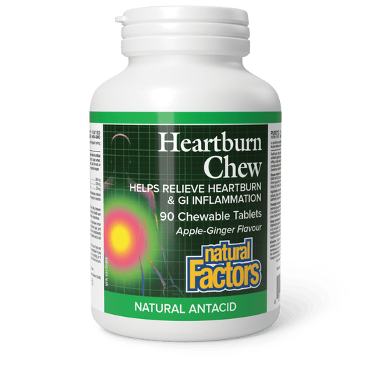 Heartburn Chew, Natural Factors|v|image|4559