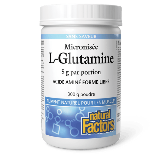 L-Glutamine micronisée 5 g, Natural Factors|v|image|2804