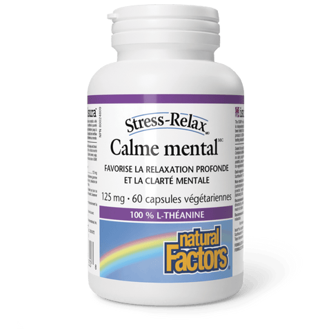 Calme mental 125 mg, Stress-Relax, Natural Factors|v|image|4830