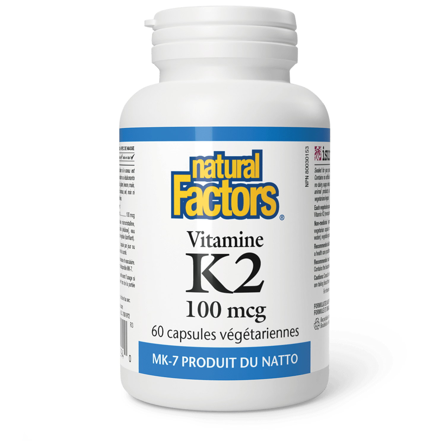 Vitamine K2 100 mcg, Natural Factors|v|image|1294