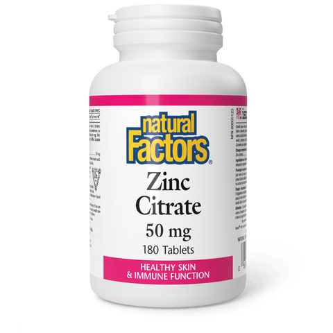 Zinc Citrate 50 mg, Natural Factors|v|image|1681