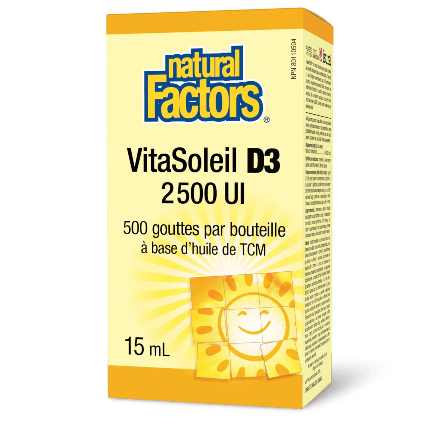 VitaSoleil D3 gouttes 2 500 UI, Natural Factors|v|image|1077