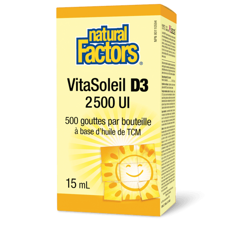 VitaSoleil D3 gouttes 2 500 UI, Natural Factors|v|image|1077