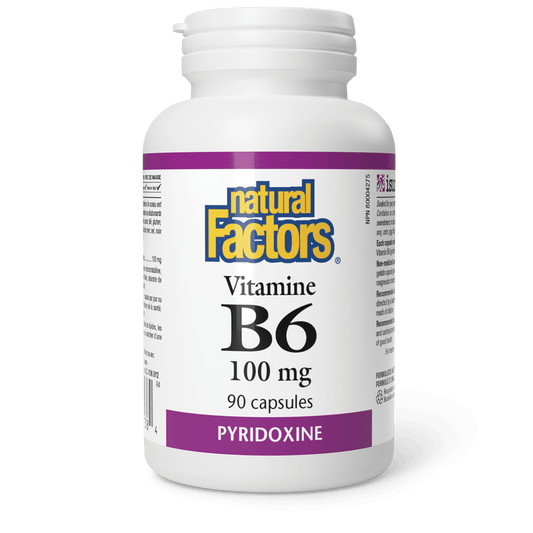 Vitamine B6 100 mg, Natural Factors|v|image|1238