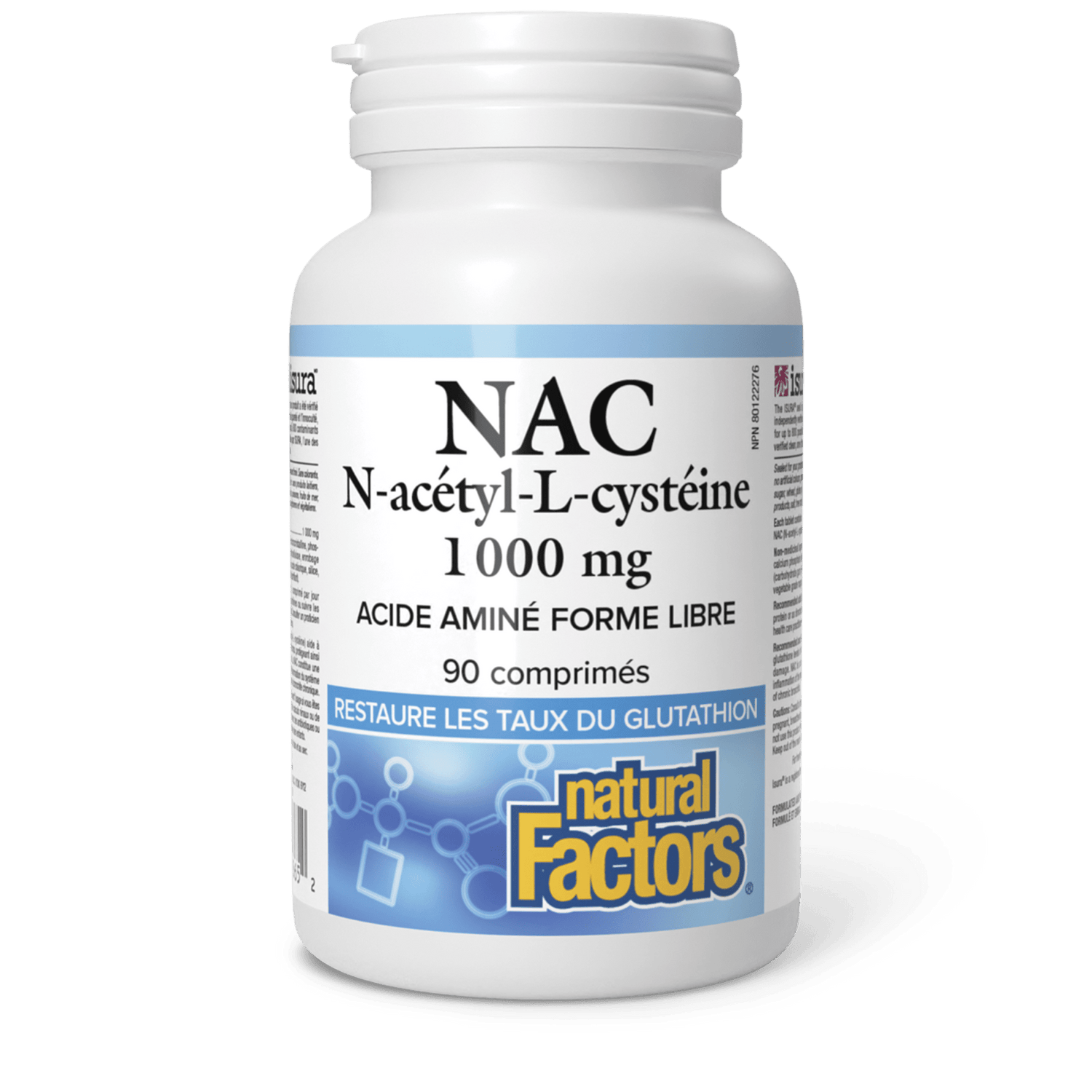 N-acétyl-L-cystéine 1 000 mg, Natural Factors|v|image|2865