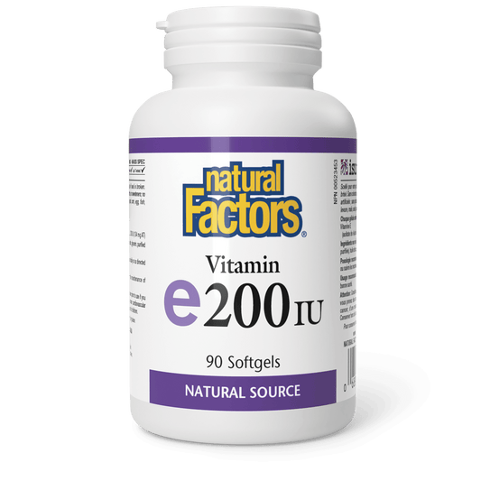 Vitamin E 200 IU, Natural Source, Natural Factors|v|image|1410