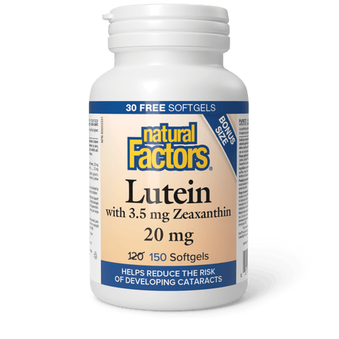 Lutein 20 mg, Natural Factors|v|image|8033