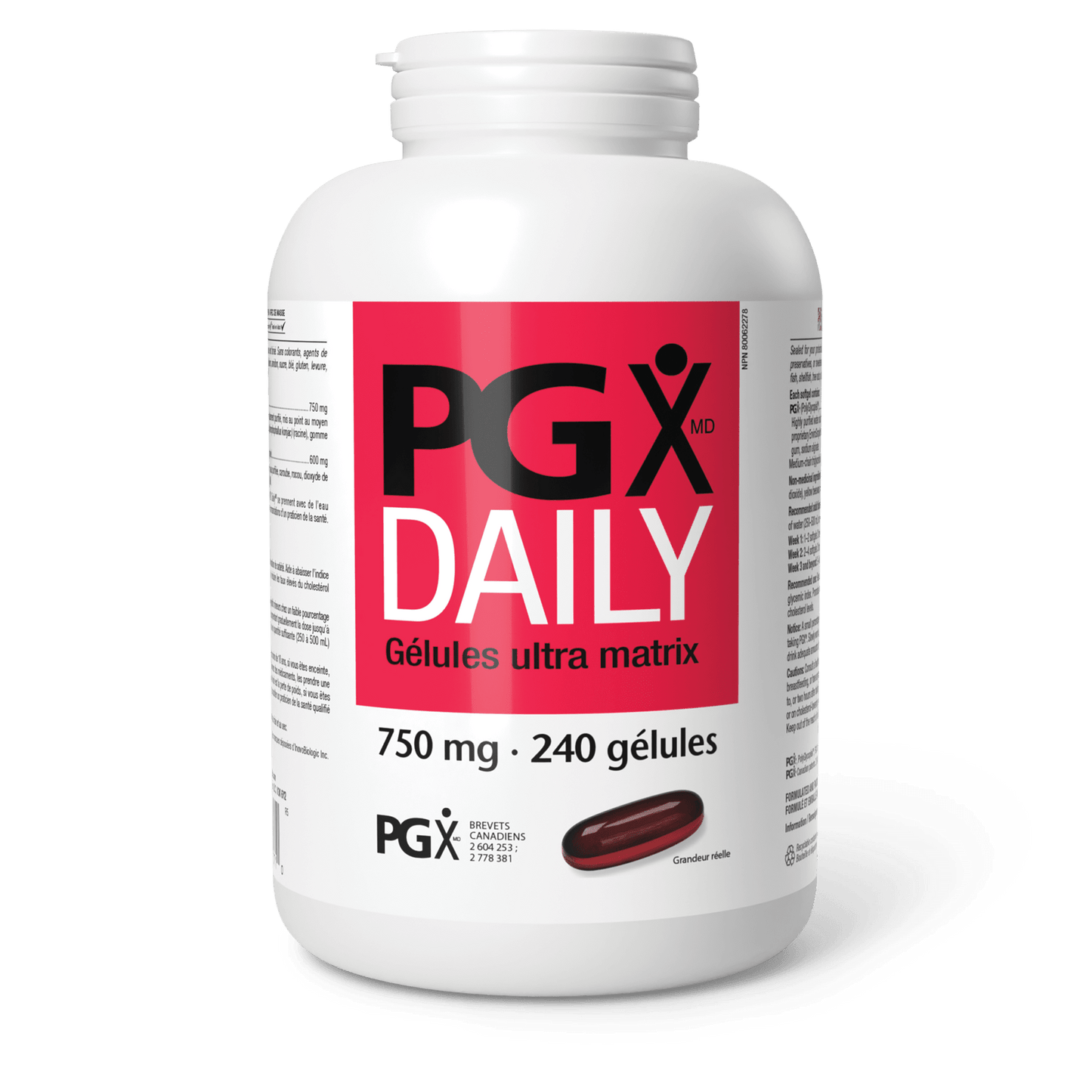 PGX Daily Gélules ultra matrix 750 mg, Natural Factors|v|image|3571