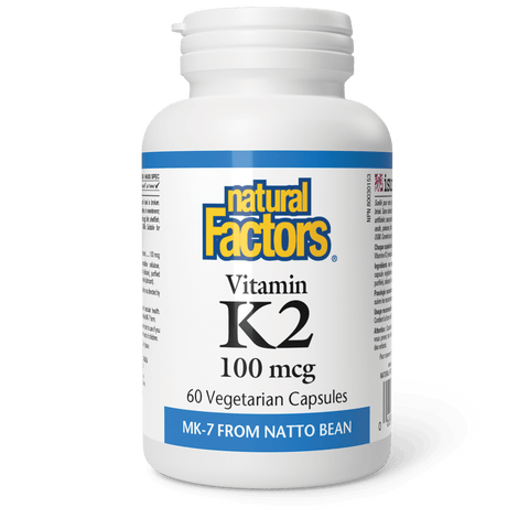 Vitamin K2 100 mcg, Natural Factors|v|image|1294