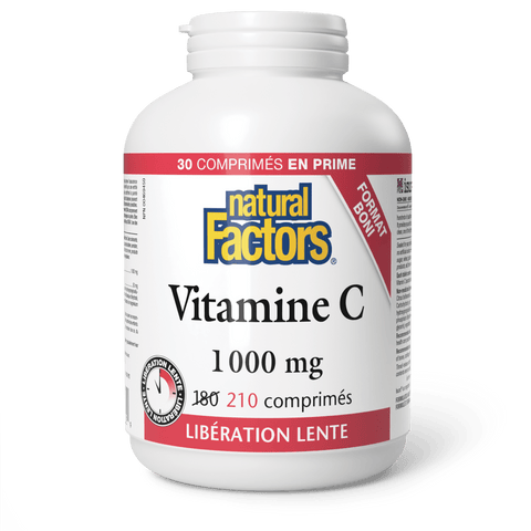 Vitamine C Libération lente 1 000 mg, Natural Factors|v|image|8132