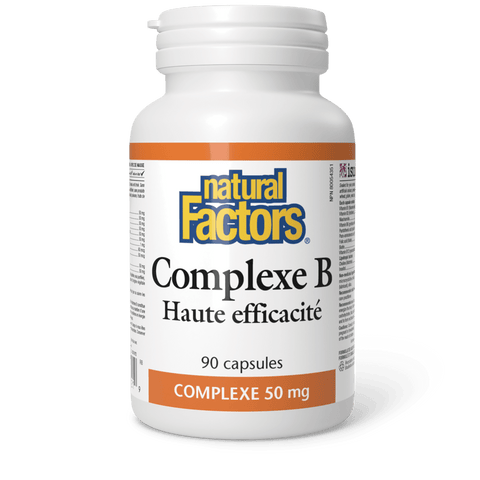 Complexe B Haute efficacité 50 mg, Natural Factors|v|image|1121