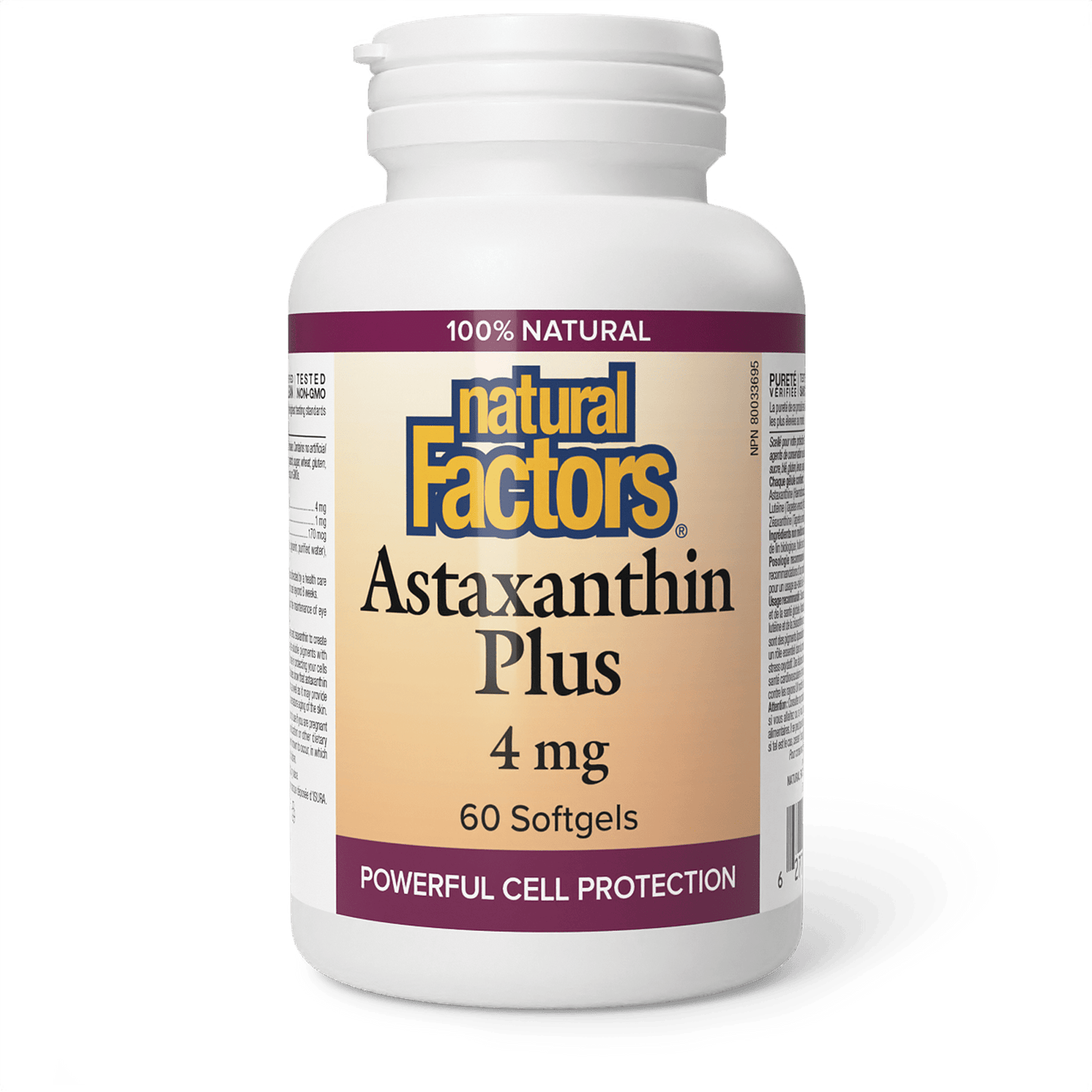 Astaxanthin Plus 4 mg, Natural Factors|v|image|1013