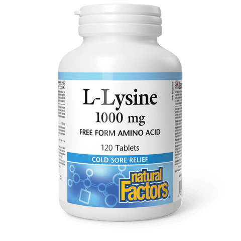 L-Lysine 1000 mg, Natural Factors|v|image|2860