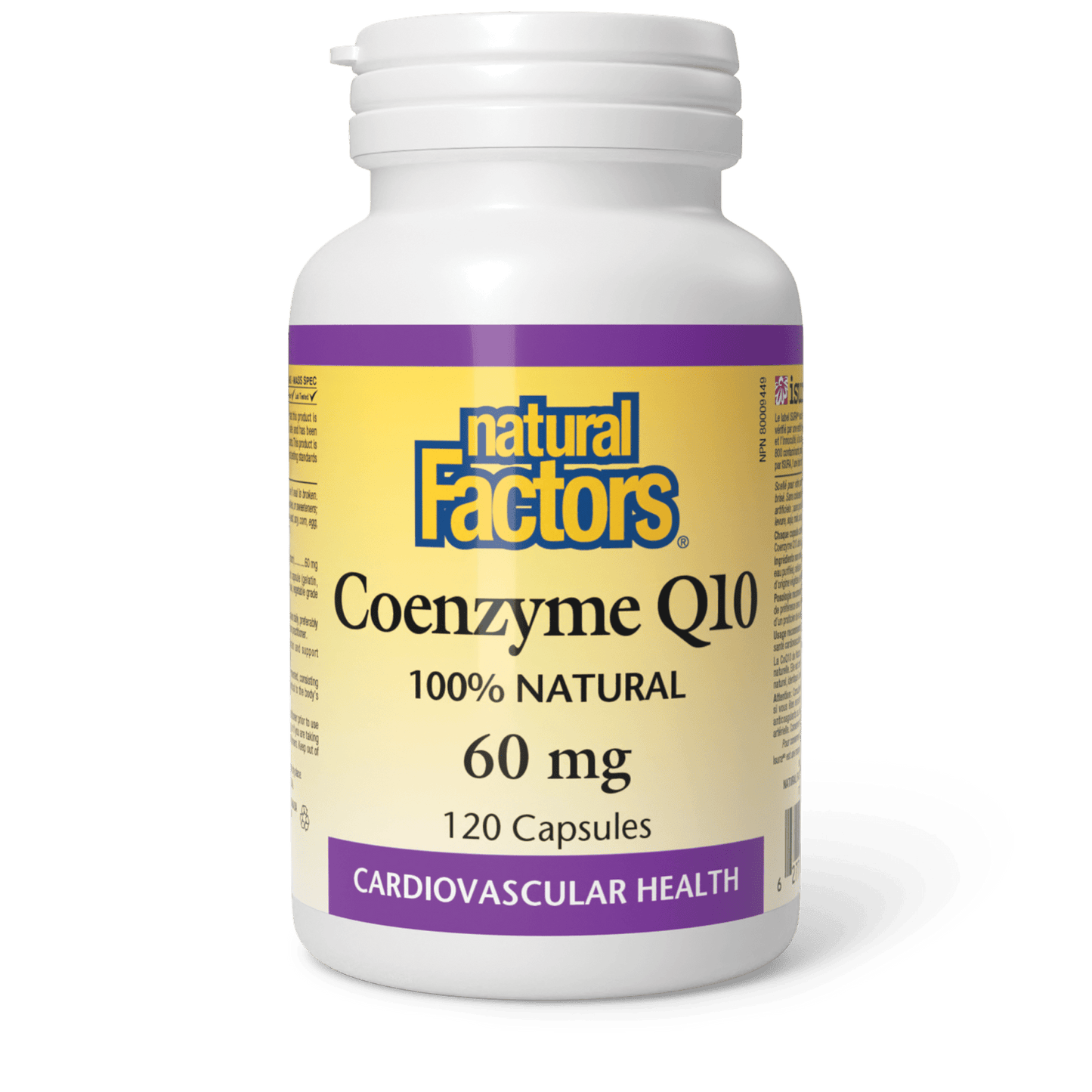 Coenzyme Q10 60 mg, Natural Factors|v|image|2079