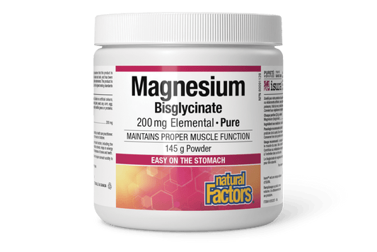 Magnesium Bisglycinate Pure 200 mg, Natural Factors|v|image|1642