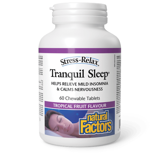 Tranquil Sleep, Tropical Fruit, Stress-Relax, Natural Factors|v|image|2831