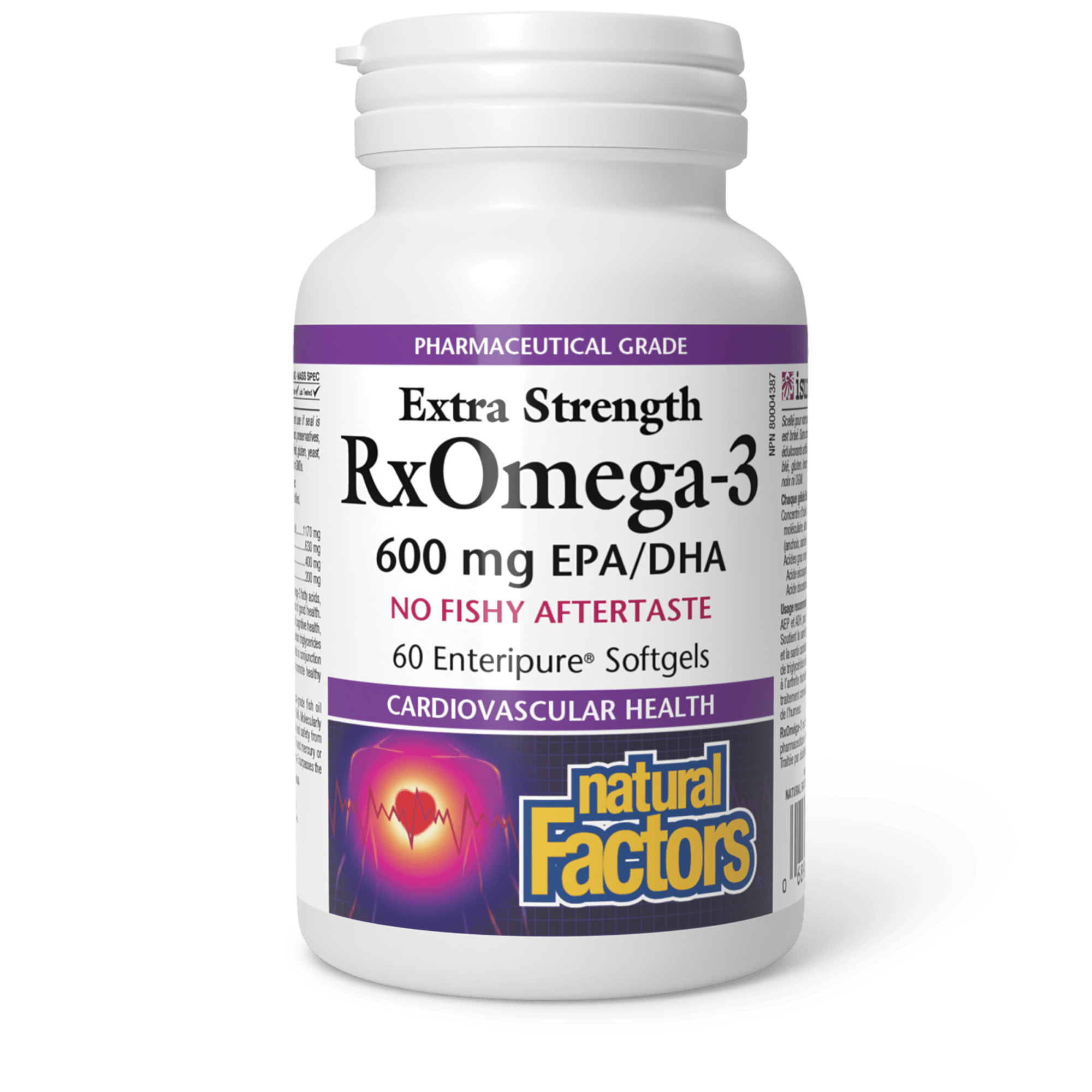 RxOmega 3 Fish Oil 600 mg Natural Factors Canada