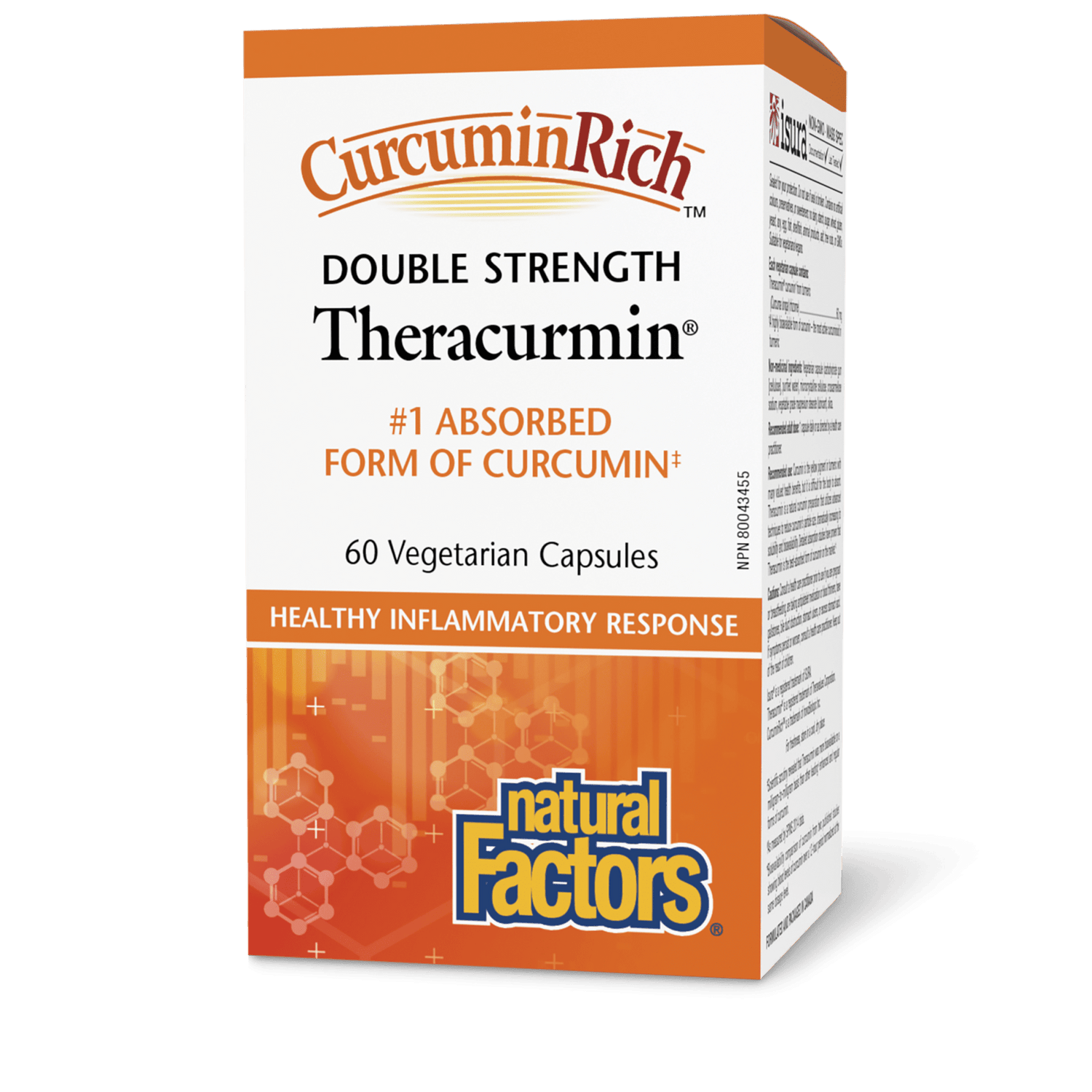 Theracurmin Double Strength, CurcuminRich, Natural Factors|v|image|4544
