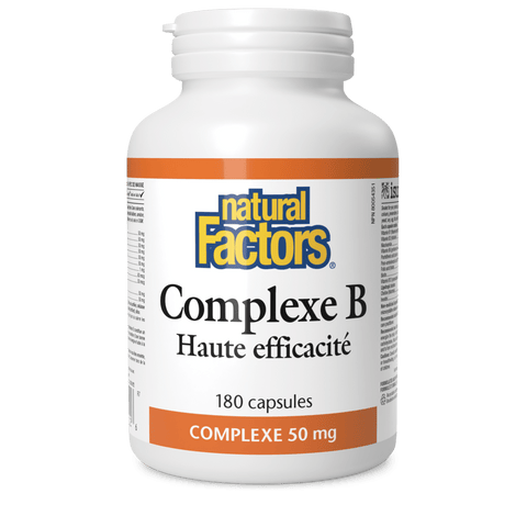Complexe B Haute efficacité 50 mg, Natural Factors|v|image|1122