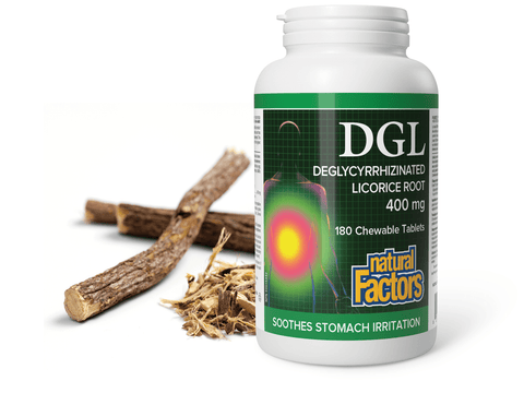 DGL Deglycyrrhizinated Licorice Root 400 mg, Natural Factors|v|image|4507