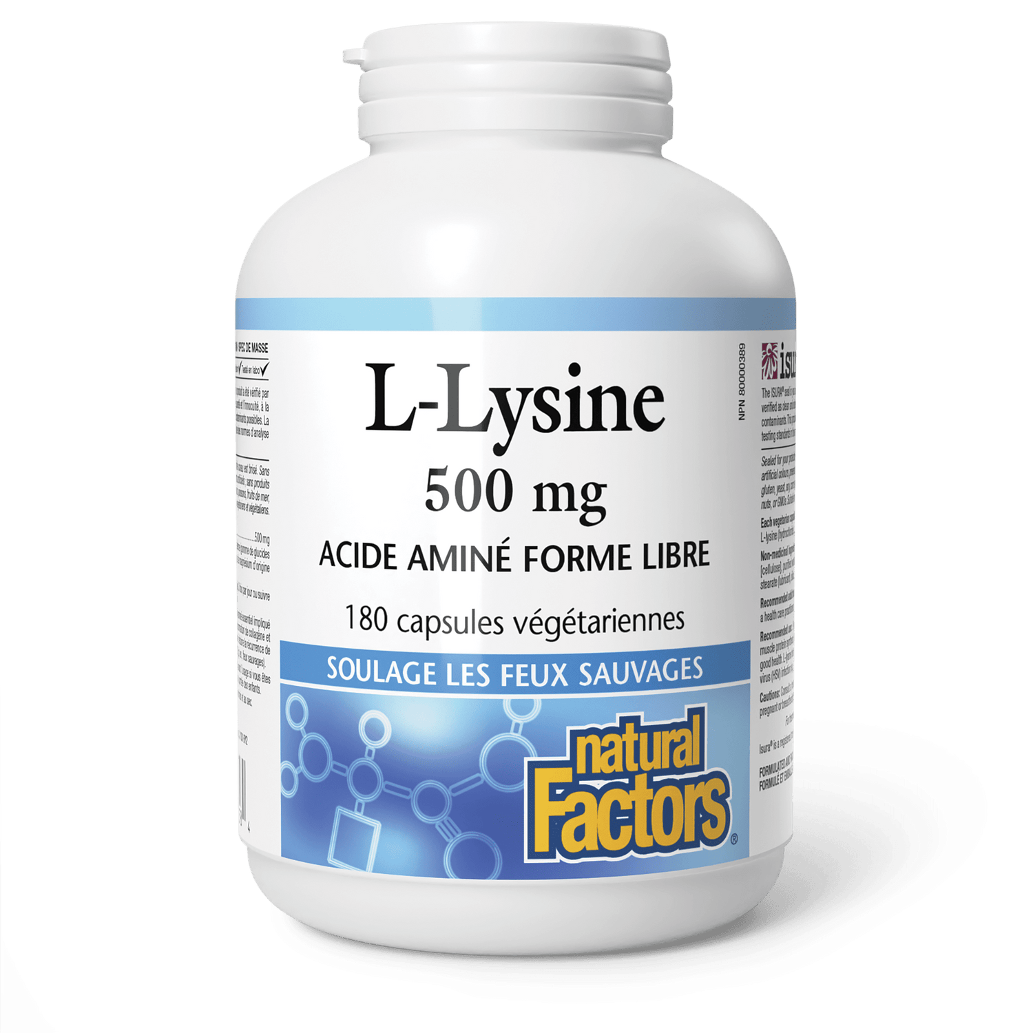 L-Lysine 500 mg, Natural Factors|v|image|2858