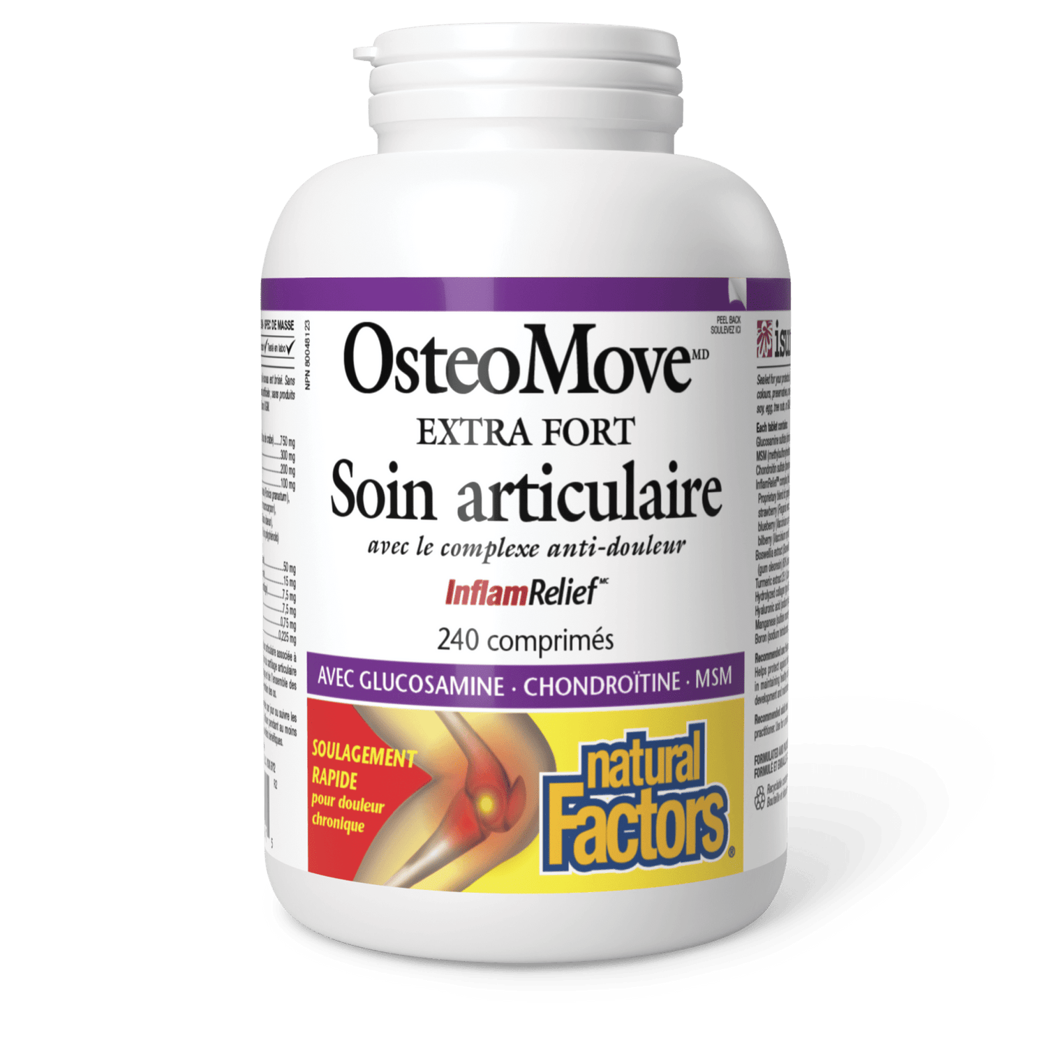 OsteoMove Extra fort Soin articulaire, Natural Factors|v|image|26841