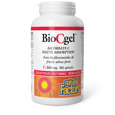 BioCgel Ascorbate C Haute absorption  500 mg  180 gélules, image-hi-res