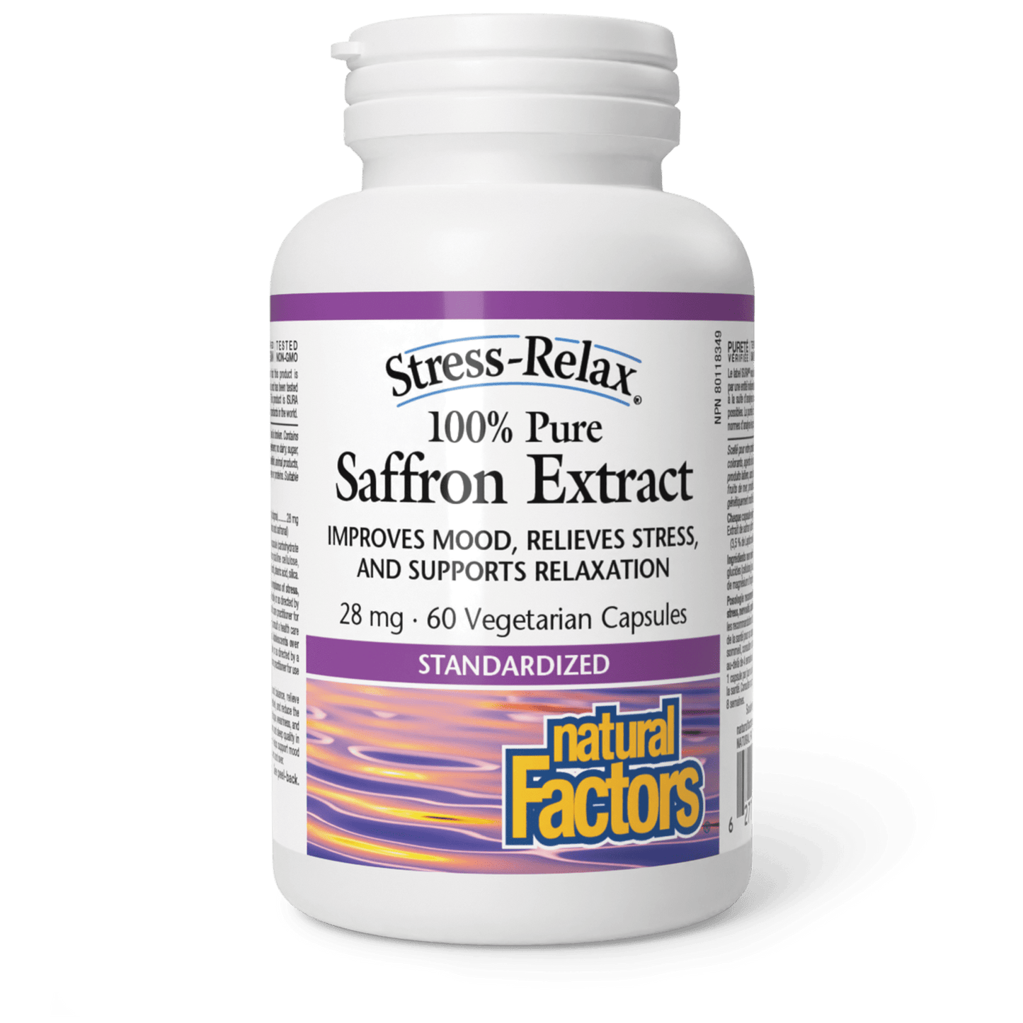 Saffron Extract 100% Pure 28 mg, Stress-Relax, Natural Factors|v|image|2873