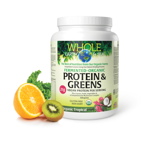 Fermented Organic Protein &amp; Greens, Organic Tropical
