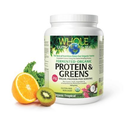 Fermented Organic Protein &amp; Greens, Organic Tropical