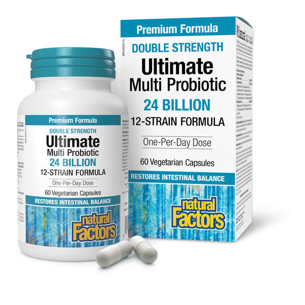 Ultimate Multi Probiotic Double Strength 24 Billion Live Probiotic Cultures