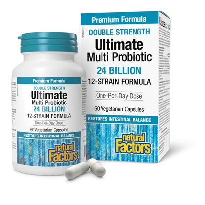 Ultimate Multi Probiotic Double Strength 24 Billion Live Probiotic Cultures