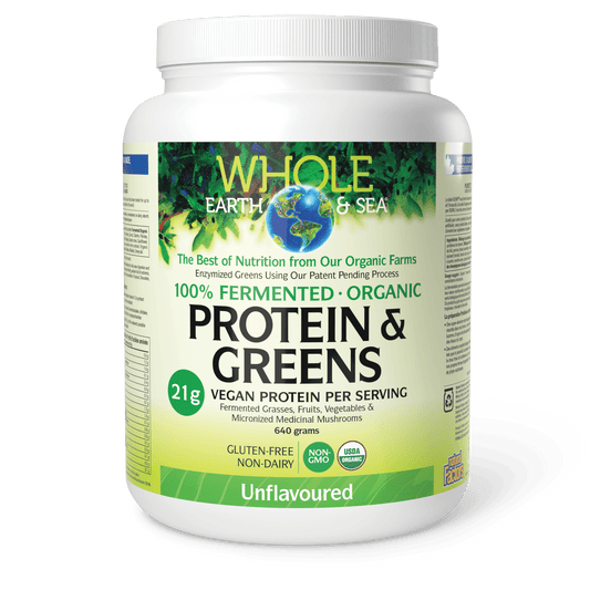Fermented Organic Protein & Greens, Unflavoured, Whole Earth & Sea, Whole Earth & Sea®|v|image|35541