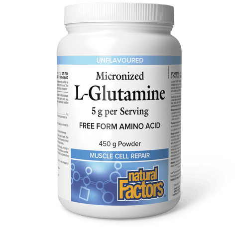 Micronized L-Glutamine 5 g, Natural Factors|v|image|2798