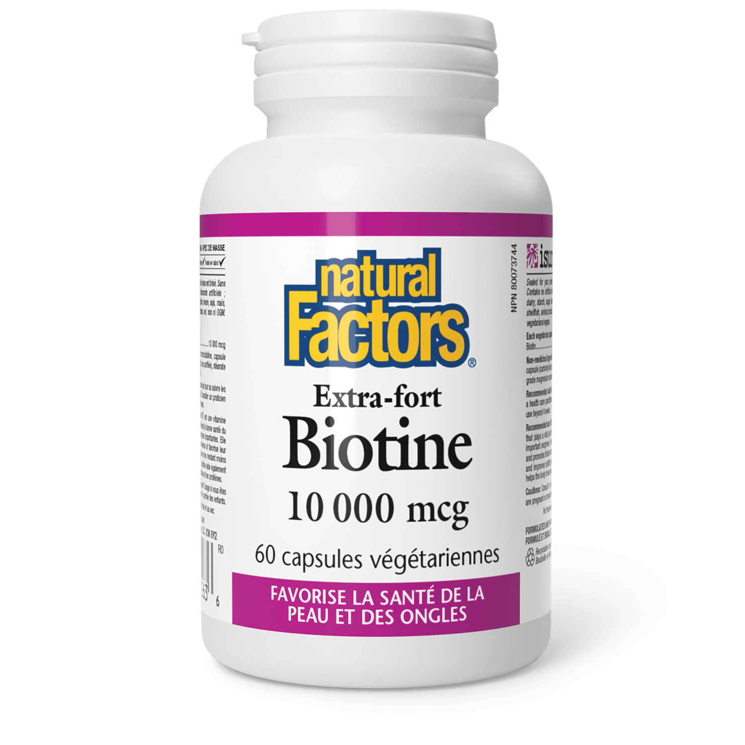 Biotine Extra-fort 10 000 mcg, Natural Factors|v|image|1263