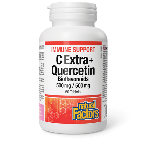 C Extra + Quercetin Bioflavonoids 500 mg/500 mg, Natural Factors|v|image|1333