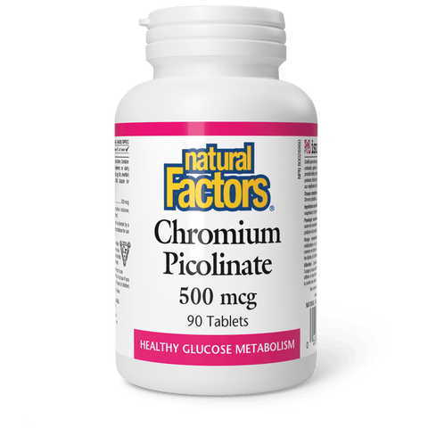 Chromium Picolinate 500 mcg, Natural Factors|v|image|1637
