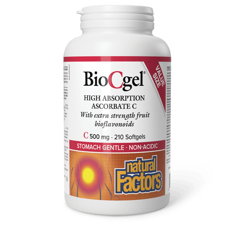 BioCgel High Absorption Ascorbate C 500 mg, Natural Factors|v|image|8054
