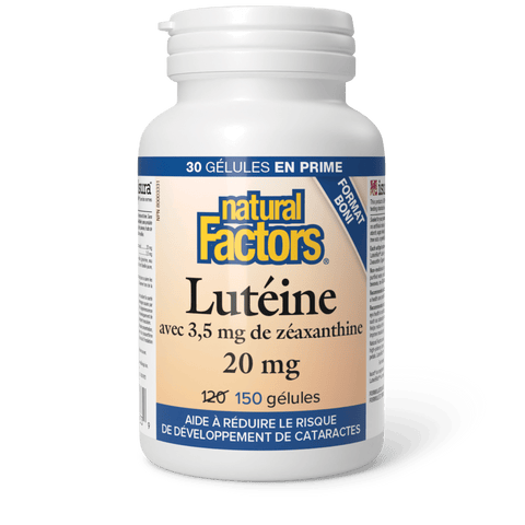 Lutéine 20 mg, Natural Factors|v|image|8033