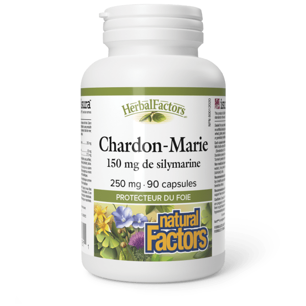 Chardon-Marie 150 mg de silymarine  250 mg  90 capsules, image-hi-res