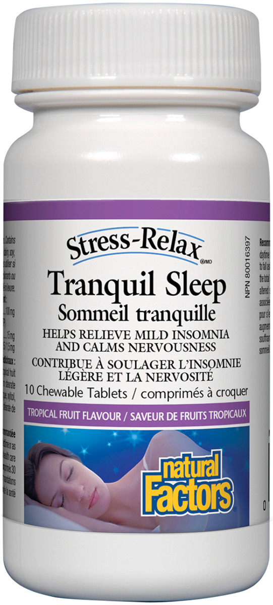 Tranquil Sleep   10 Chewable Tablets Tropical Fruit Flavour, image-hi-res