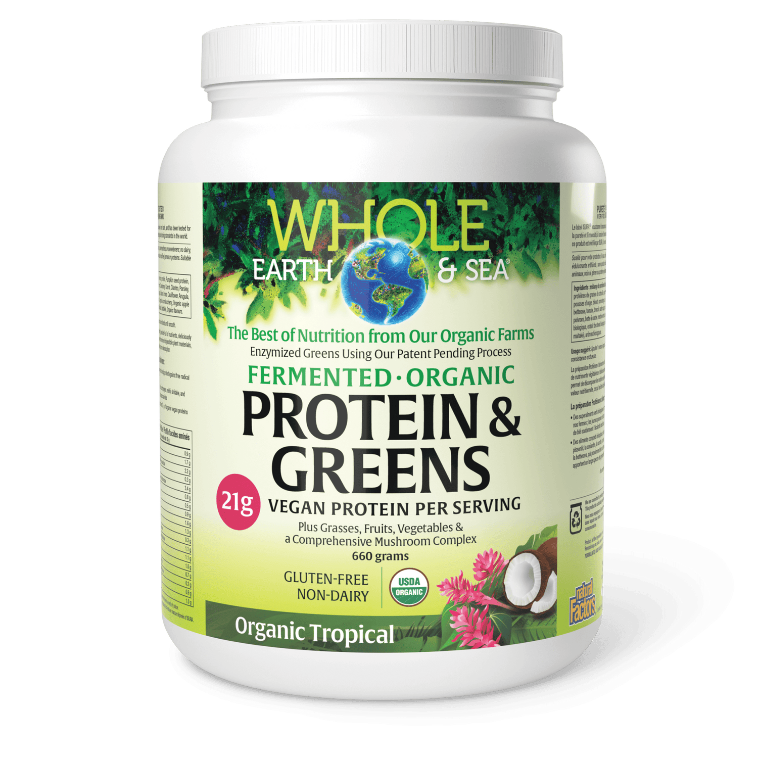 Fermented Organic Protein & Greens, Whole Earth & Sea, Whole Earth & Sea®|v|image|35523