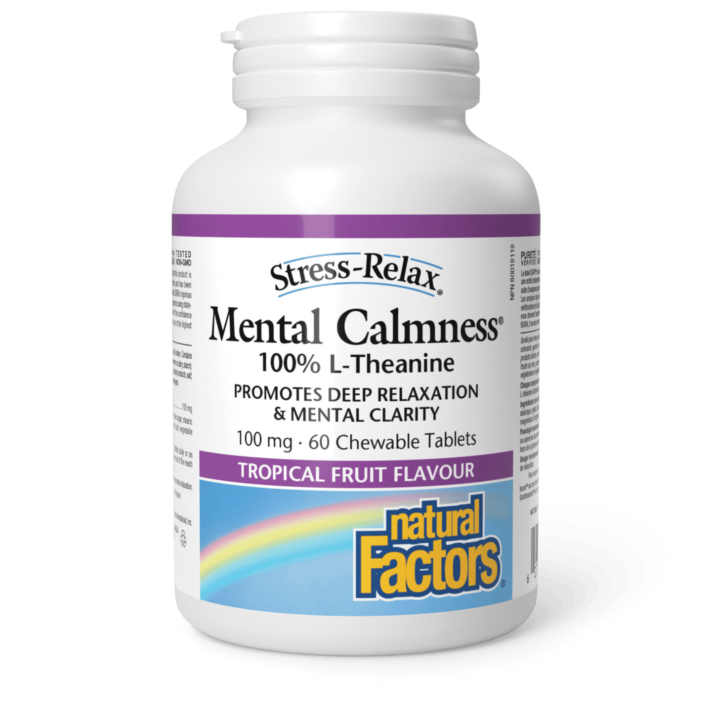 Mental Calmness 100 mg, Stress-Relax, Natural Factors|v|image|2832