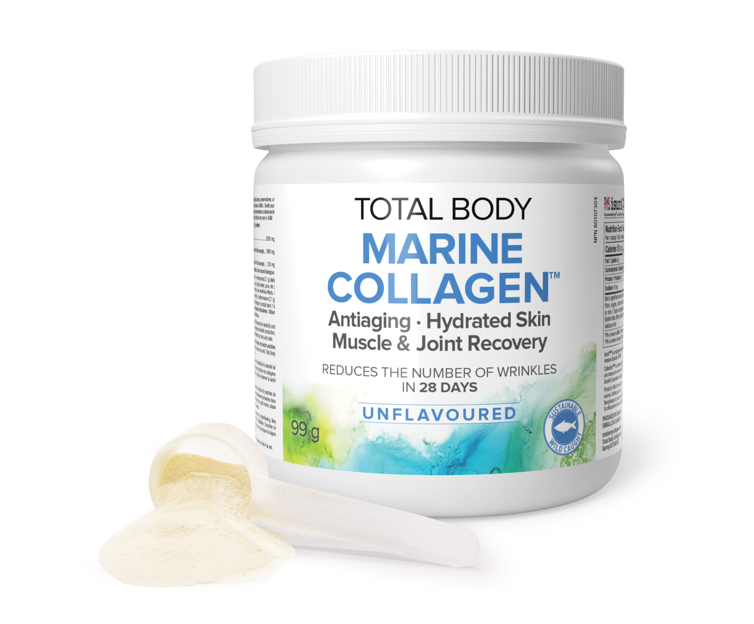 Total Body Marine Collagen, Unflavoured, Total Body Collagen|v|image|2628