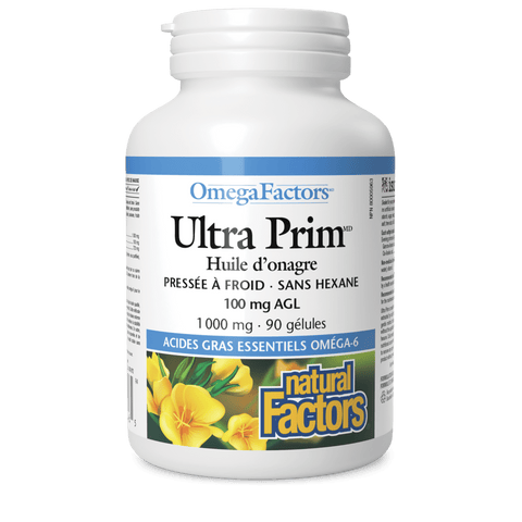 Ultra Prim Huile d’onagre 1 000 mg, OmegaFactors, Natural Factors|v|image|2346
