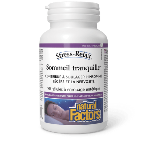 Sommeil tranquille, Stress-Relax, Natural Factors|v|image|2830