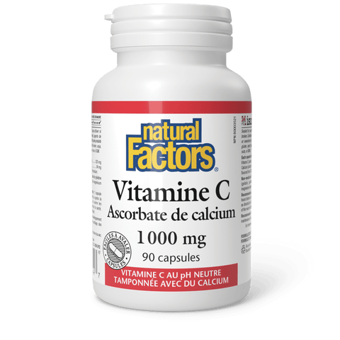 Vitamine C Ascorbate de calcium 1 000 mg, Natural Factors|v|image|1349