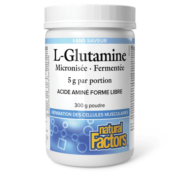 L-Glutamine micronisée, fermentée  5 g  300 g poudre, image-hi-res