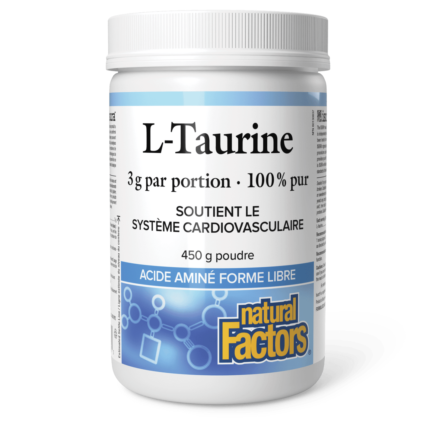 L-Taurine 3 g poudre, Natural Factors|v|image|2880